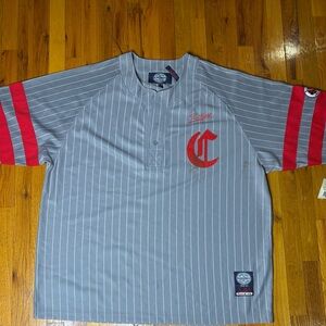 Louisville Slugger Ty Cobb Jersey 3XL Pinstripe Baseball Shirt New w/Defects